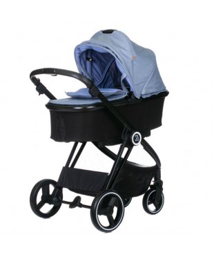 Коляска детская 2в1 BabyZz В102, голубая